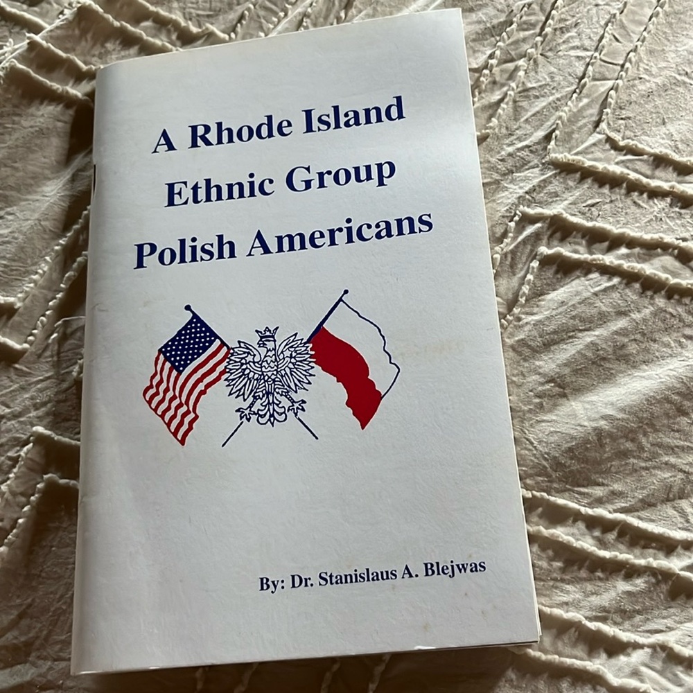 A Rhode Island ethnic group, Polish Americans paperback book